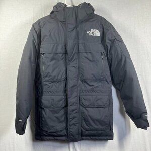 North Face Jacket Mens XS Black DryVent 550 Down Hooded Parka Winter Coat